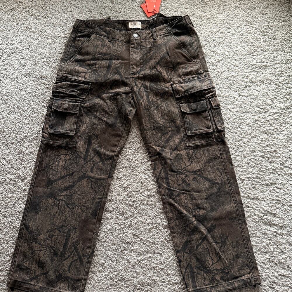 Men's YoungLA 6024 - Ops Utility Pants AdjustableWaist XL, NWT, DarkTreeCamo
